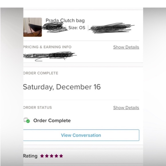 Prada envelope pouch/ bag/ clutch - Picture 3 of 4